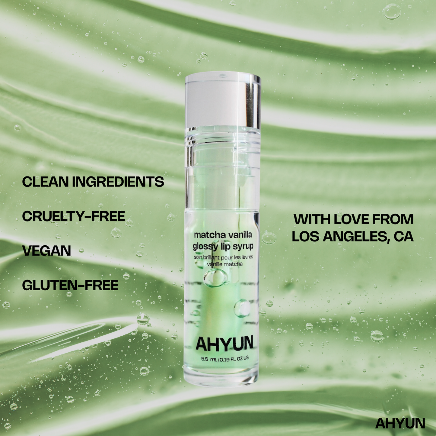 Matcha Vanilla Glossy Lip Syrup