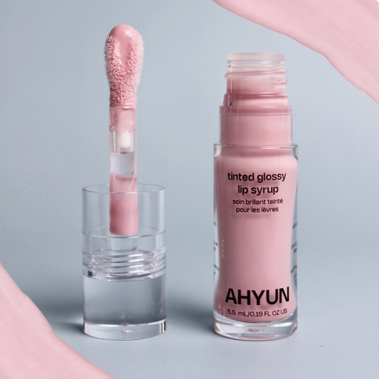 "Milky Pink" Tinted Glossy Lip Syrup
