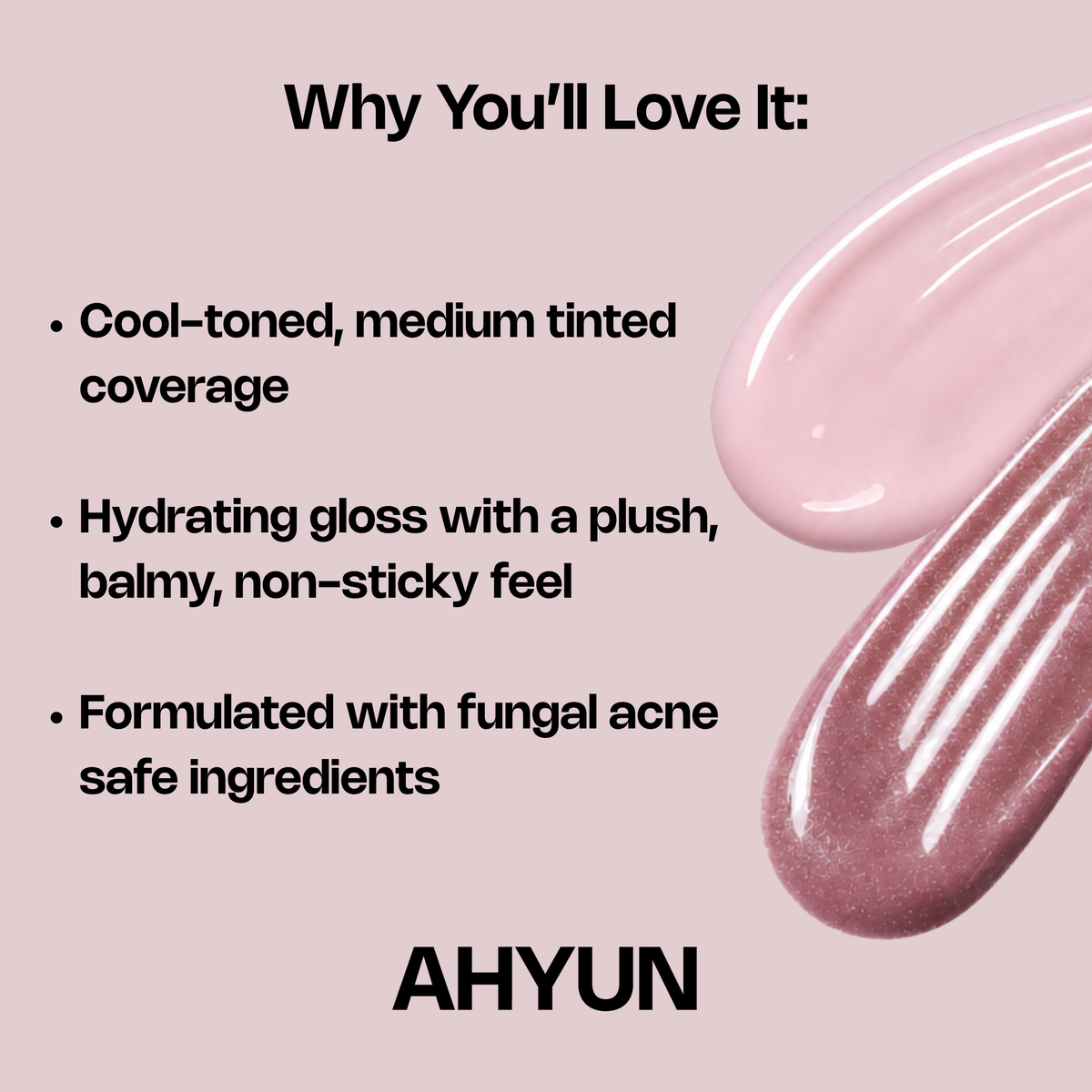"Milky Mauve" Tinted Glossy Lip Syrup